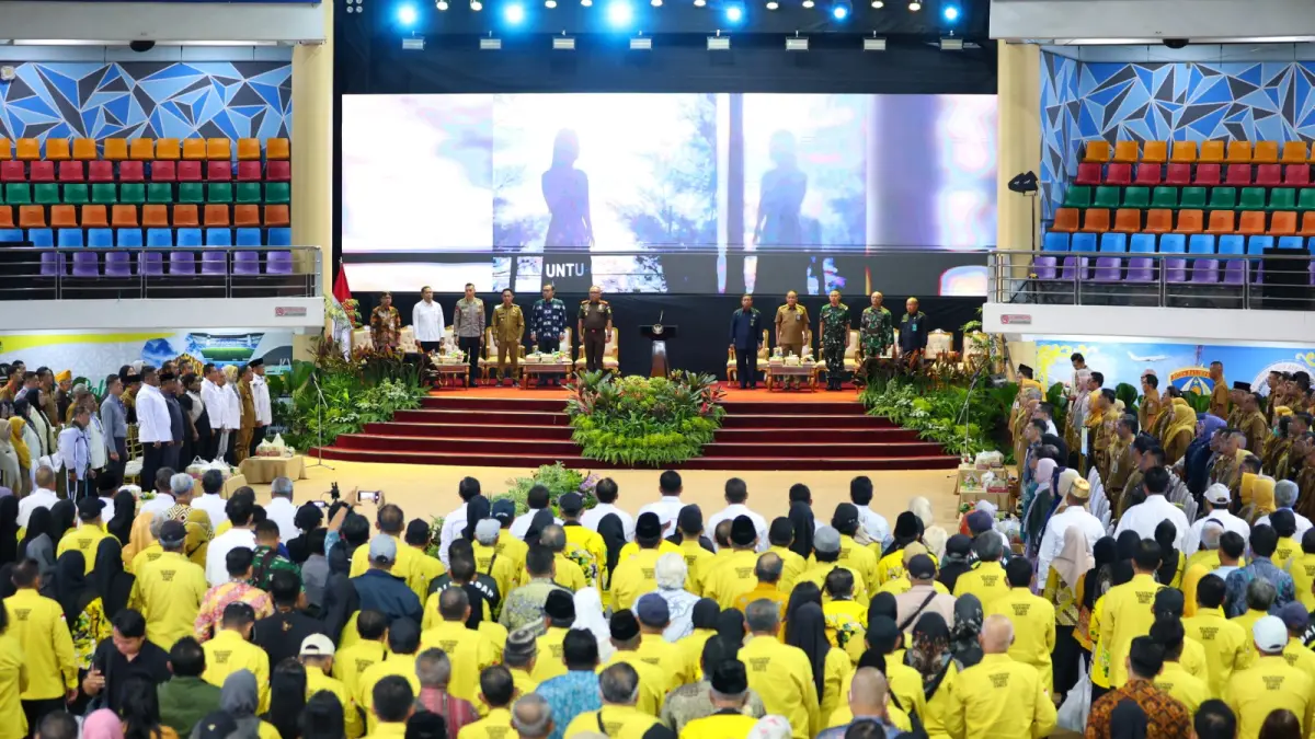Kegiatan Kick Off dan Sosialisasi Lintas Stakeholder Perluasan Piloting Digitalisasi Perlindungan Sosial berbasis DPI yang digelar di Balikpapan Sport and Convention Center (BSCC) Dome, Selasa (2/6/2026).