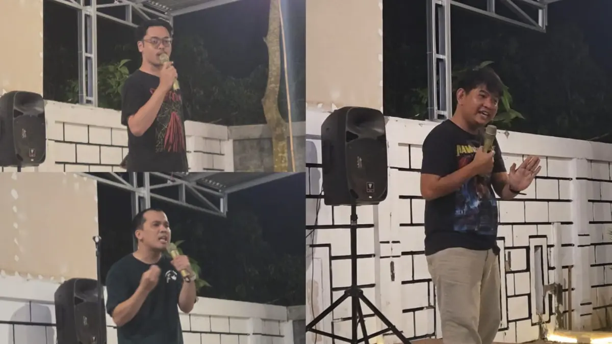 Open mic stand up comedy perdana Tenggarong usai vakum sejak Covid-19 (Elmo/Prokal.co)