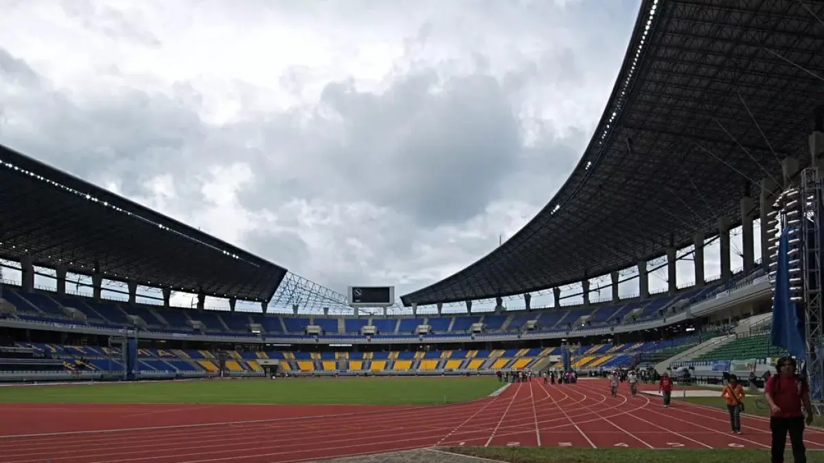 Stadion Palaran di Samarinda.
