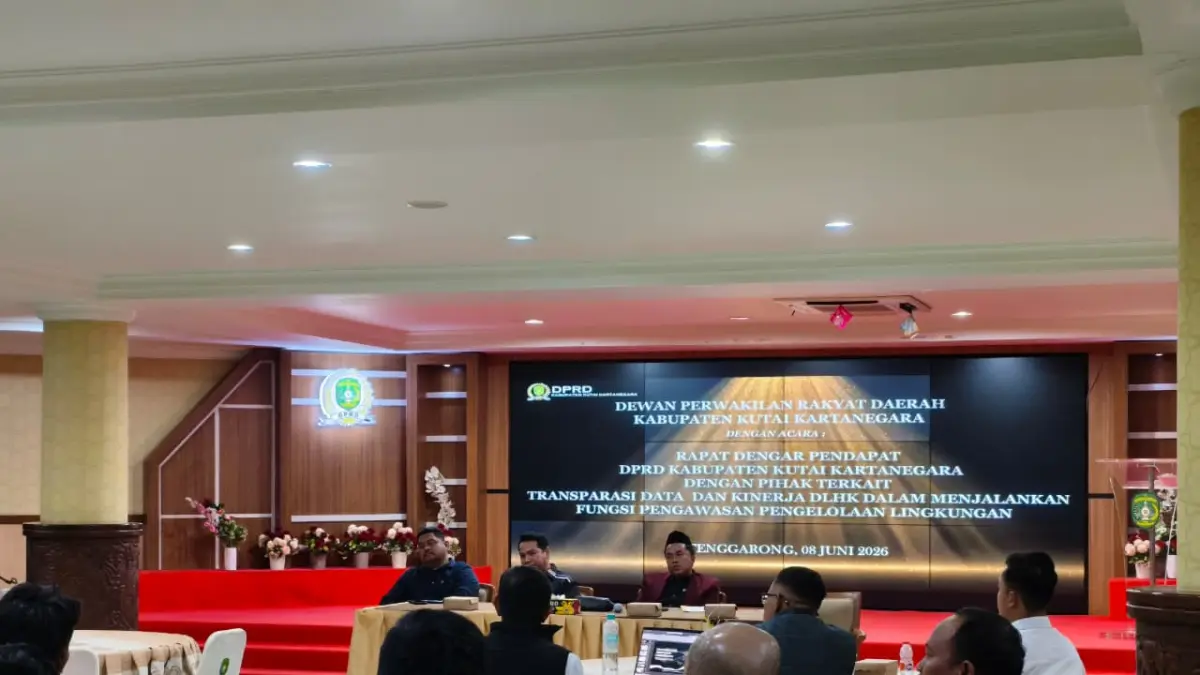 &nbsp;RDP DPRD Kukar mengenai Rapor Merah Lingkungan (Istimewa)