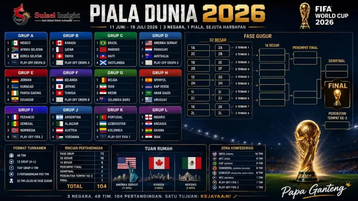 Jadwal Piala Dunia 2026.