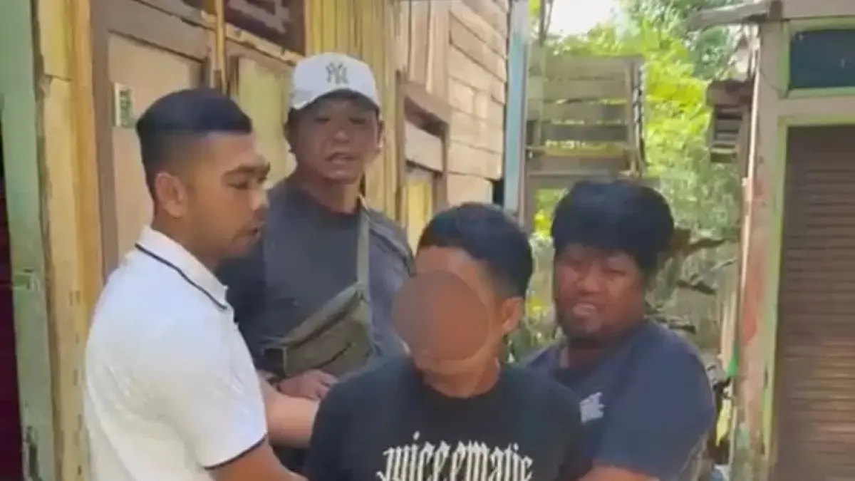 Pelaku pemalakan modus serempetan motor ditangkap sejumlah anggota Unit Reskrim Polsek Samarinda Ulu.