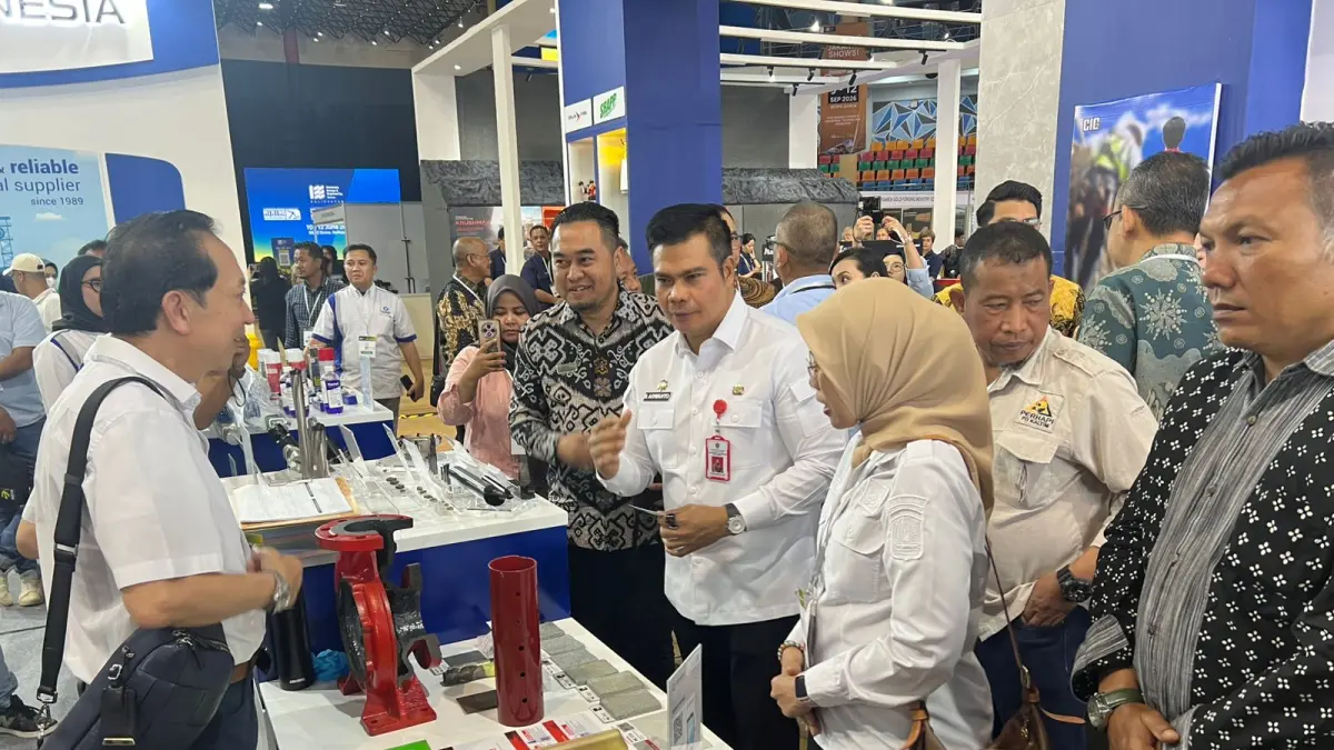 Penyelenggaraan perdana Indonesia Energy & Engineering (IEE) Series Balikpapan 2026 yang resmi dibuka di BSCC Dome Balikpapan, Rabu (10/6). 