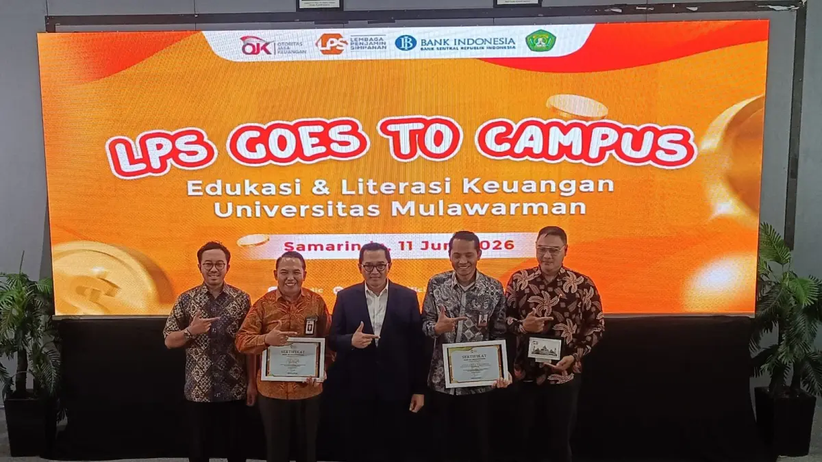 Dekanat Fakultas Ekonomi dan Bisnis Universitas Mulawarman (Unmul), mahasiswa mendapatkan edukasi mengenai perlindungan konsumen, bahaya penipuan digital, pinjaman daring, hingga perkembangan sistem pembayaran digital.