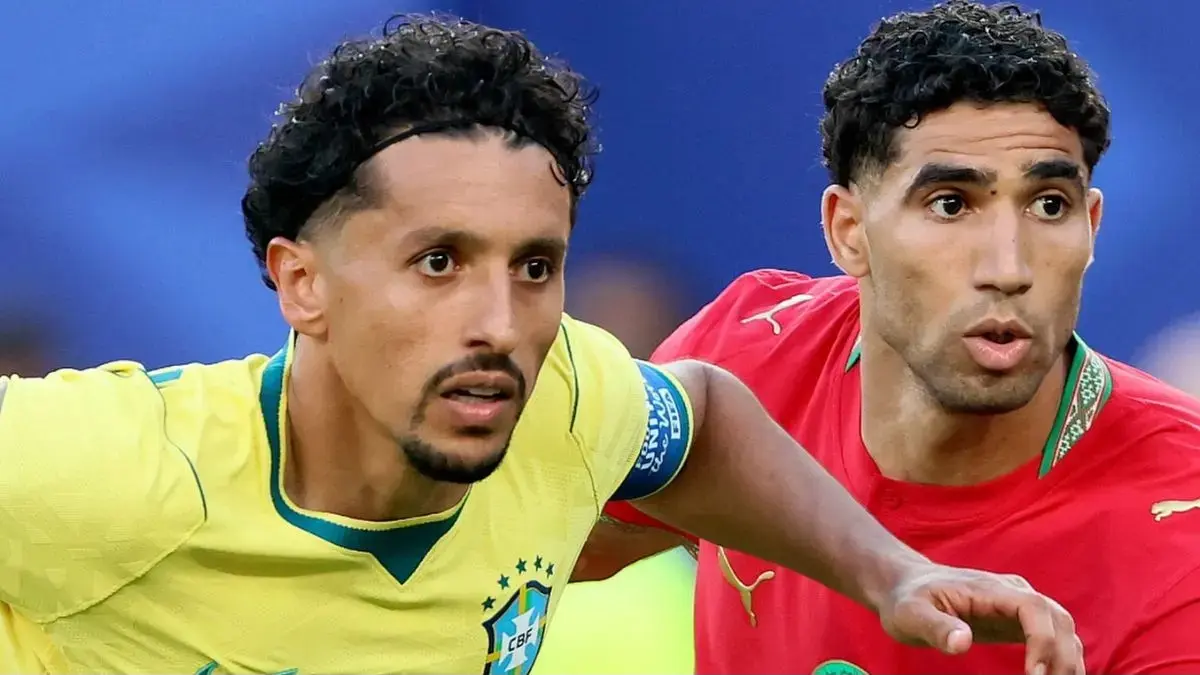 Achraf Hakimi dkk menahan imbang Brasil 1-1.