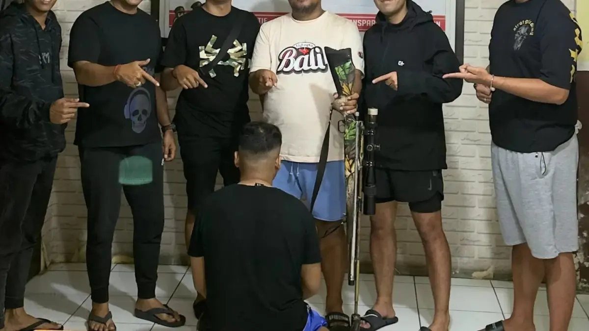 Pelaku diamankan.
