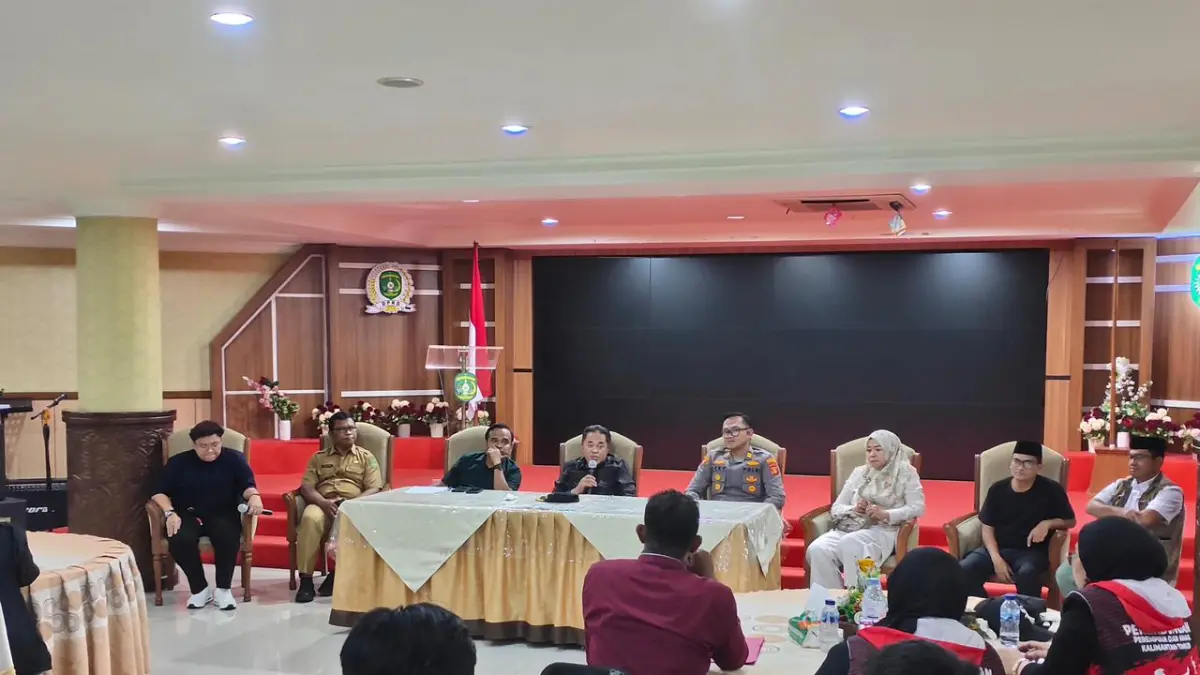&nbsp;Ketua DPRD Kukar Ahmad Yani menerima aksi TRC PPA Kaltim (Istimewa)