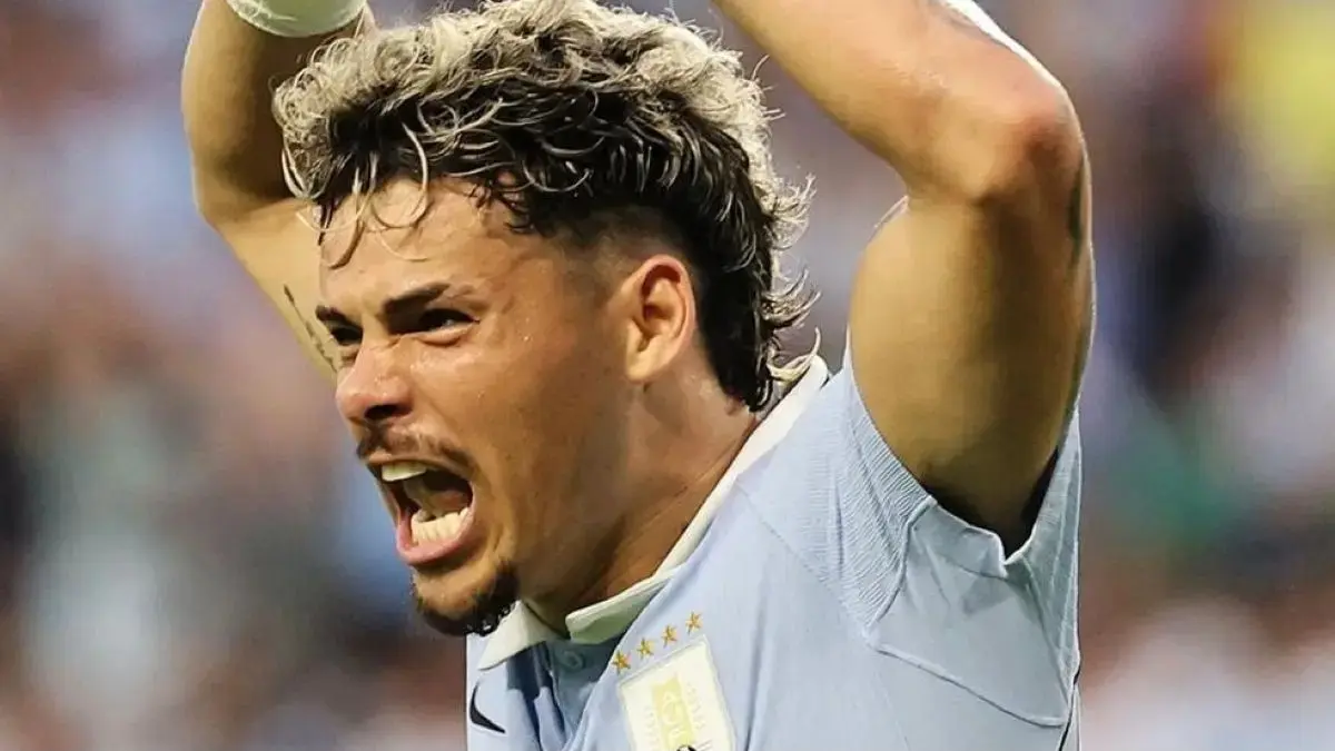 Maximiliano Araujo selamatkan timnas Uruguay dari kekalahan atas Arab Saudi di Piala Dunia 2026. (instagram @fifaworldcup)