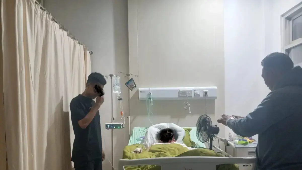 Perempuan berusia 34 tahun menjalani perawatan di Dr Murjani Sampit, Jumat (26/6) malam.

