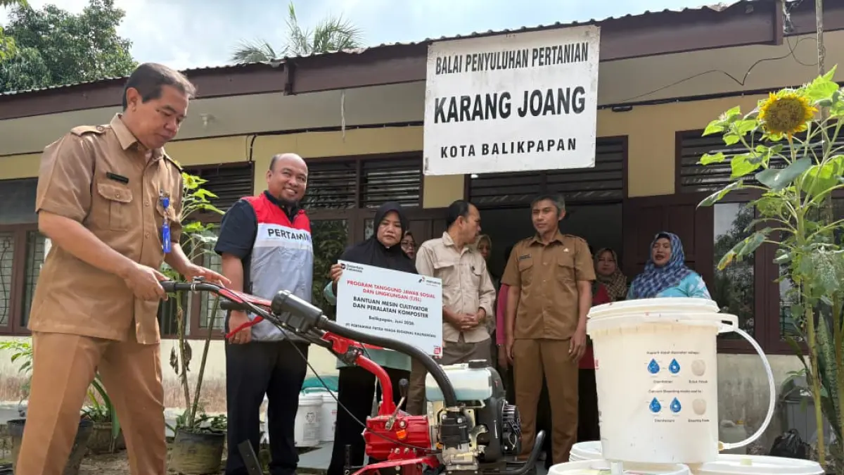  PT Pertamina Patra Niaga Regional Kalimantan melalui Integrated Terminal (IT) Balikpapan terus memperkuat komitmennya dalam mendukung ketahanan pangan sekaligus pemberdayaan masyarakat melalui Program Tanggung Jawab Sosial dan Lingkungan.