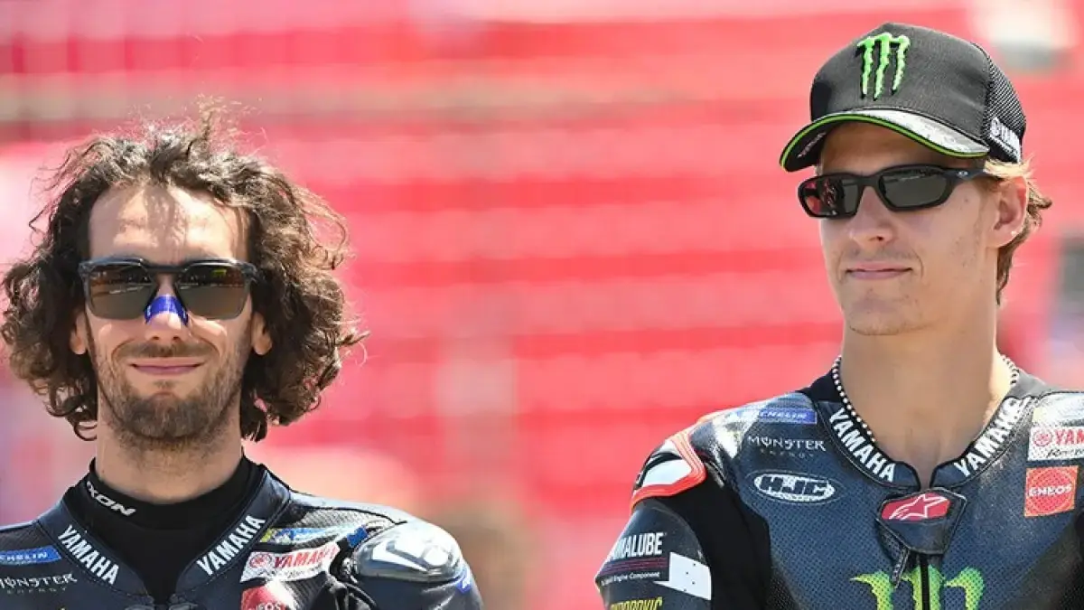 Alex Rins dan Fabio Quartararo (Instagram @motogp)