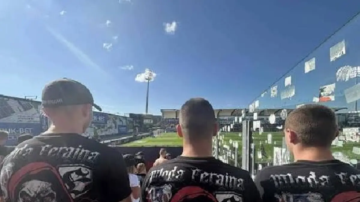 Hooligans Wisla Krakow.