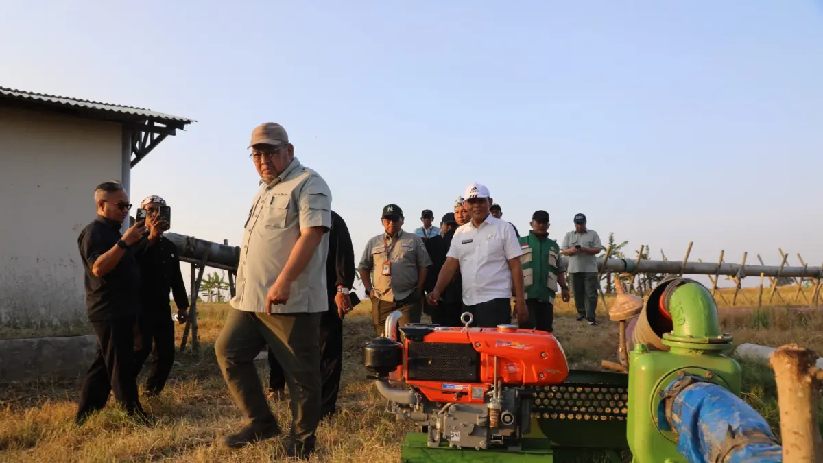 SIAPKAN: Kementan RI mempercepat program pompanisasi sebagai langkah mitigasi utama menghadapi potensi fenomena El Nino.