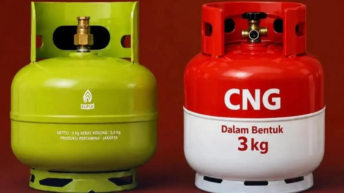 Gas 3 Kg LNG dan CNG.