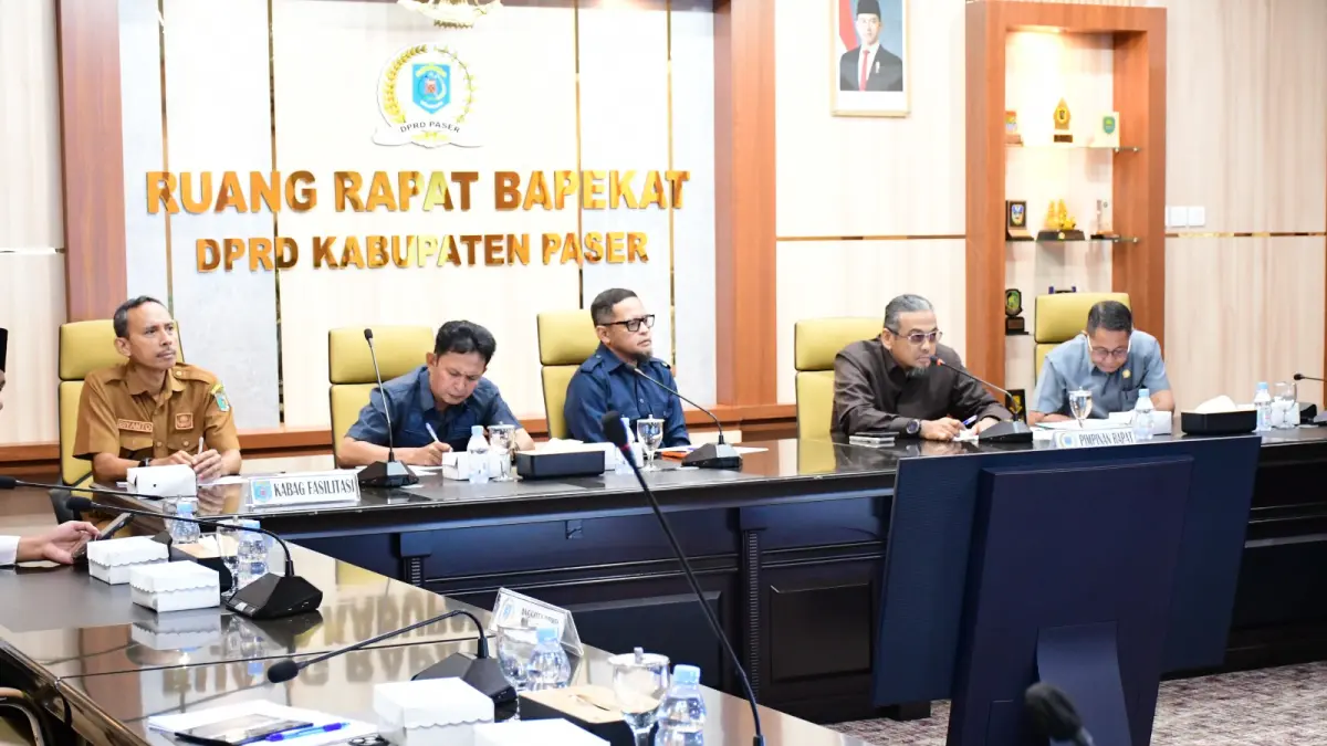 DPRD Paser menggelar rapat terkait polemik Cagar Alam, Senin (29/6/2026).&nbsp;
