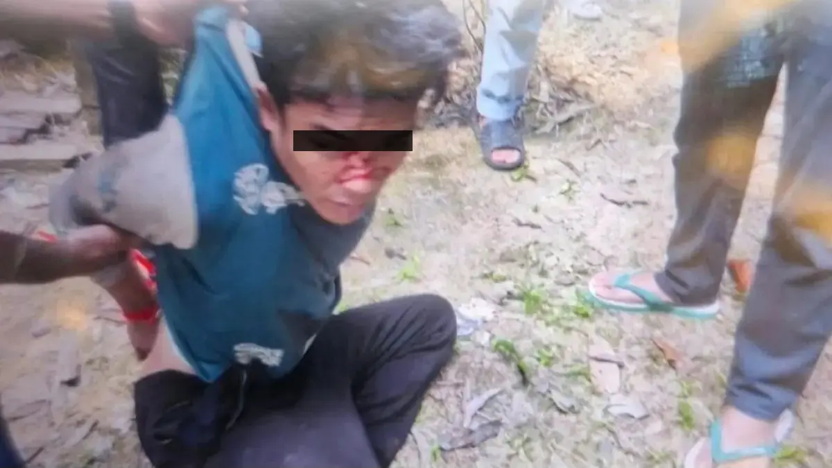 Ramblan, salah satu pelaku penyerangan terhadap polisi ditangkap.(Facebook Ingkit Djaper)