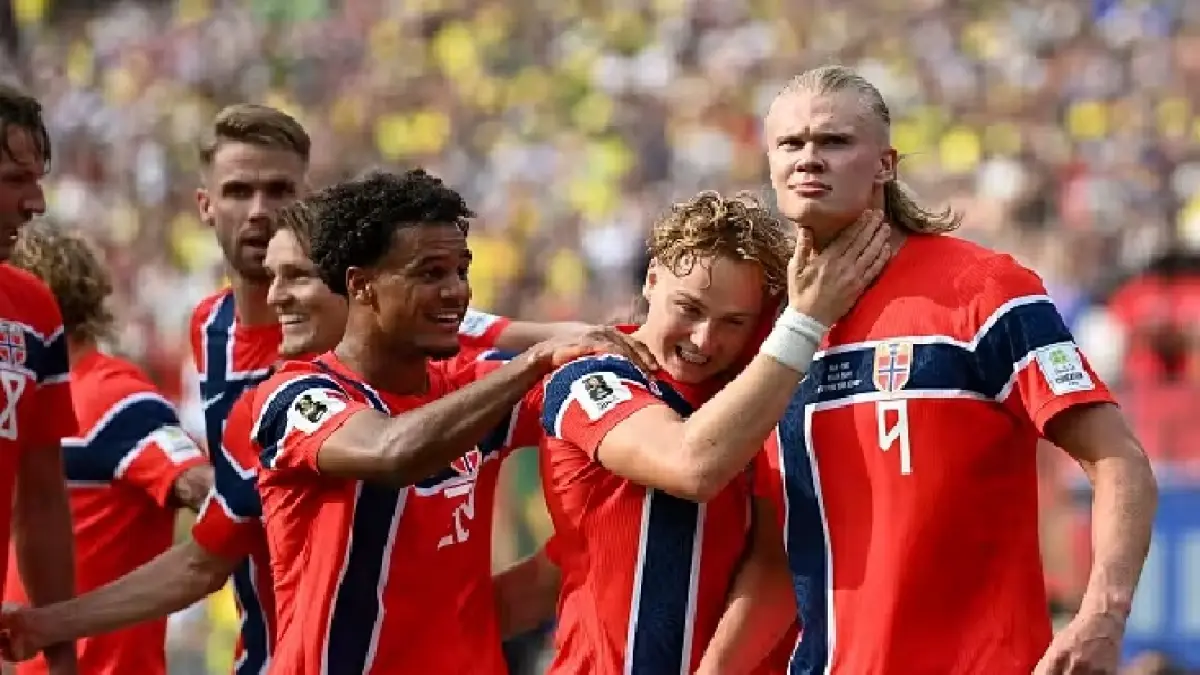 Haaland dkk singkirkan Brasil.