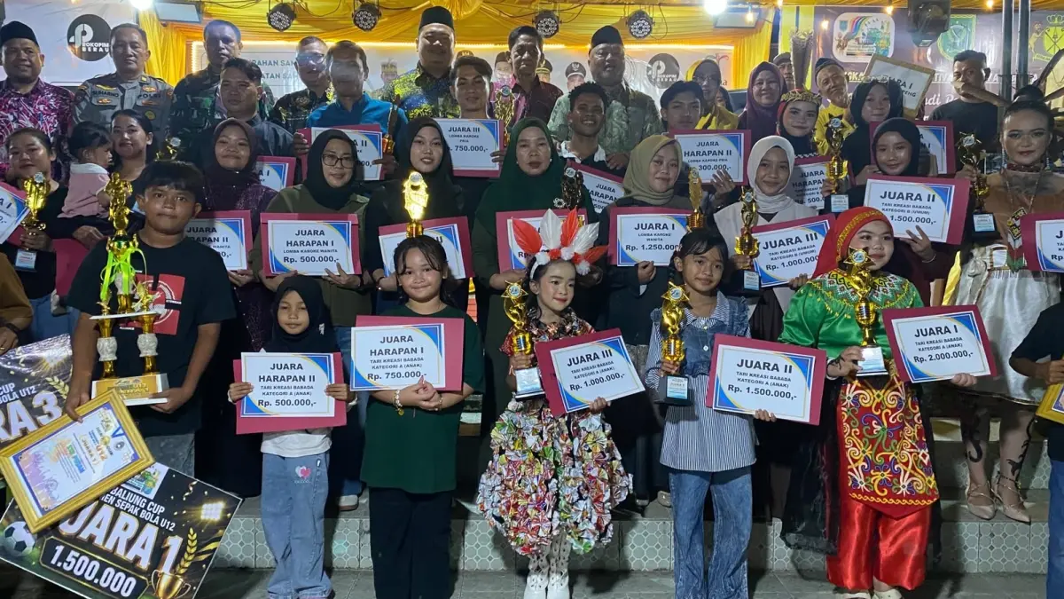 TUTUP ACARA: Wabup Berau, Gamalis, menutup Festival Abutta Banua 2026 pada Sabtu, 4, Juli 2026. KPG