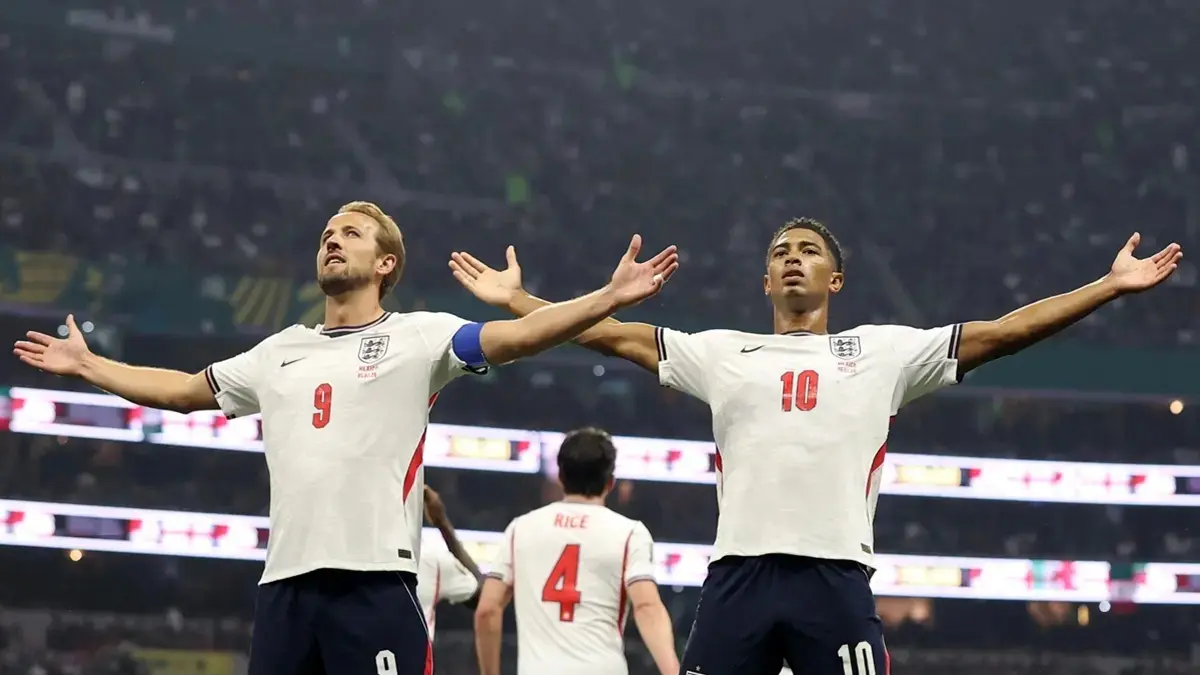 Harry Kane dan Jude Bellingham.