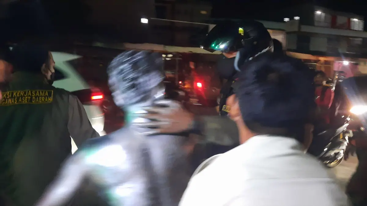 Penertiban yang dilakukan Satpol PP Samarinda.