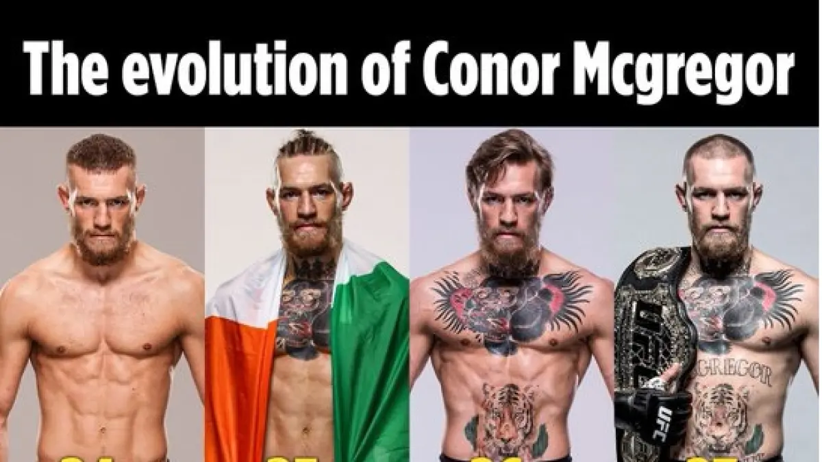Evolusi tubuh McGregor.