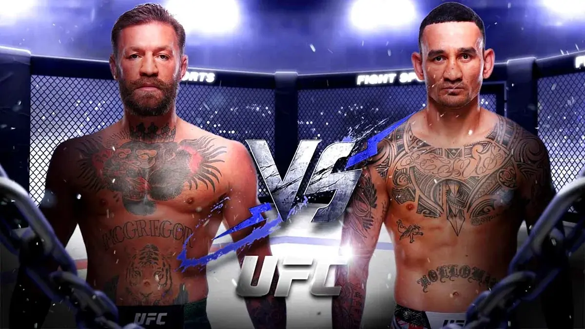Kartu utama UFC 329, Conor McGregor versus Max Holloway.
