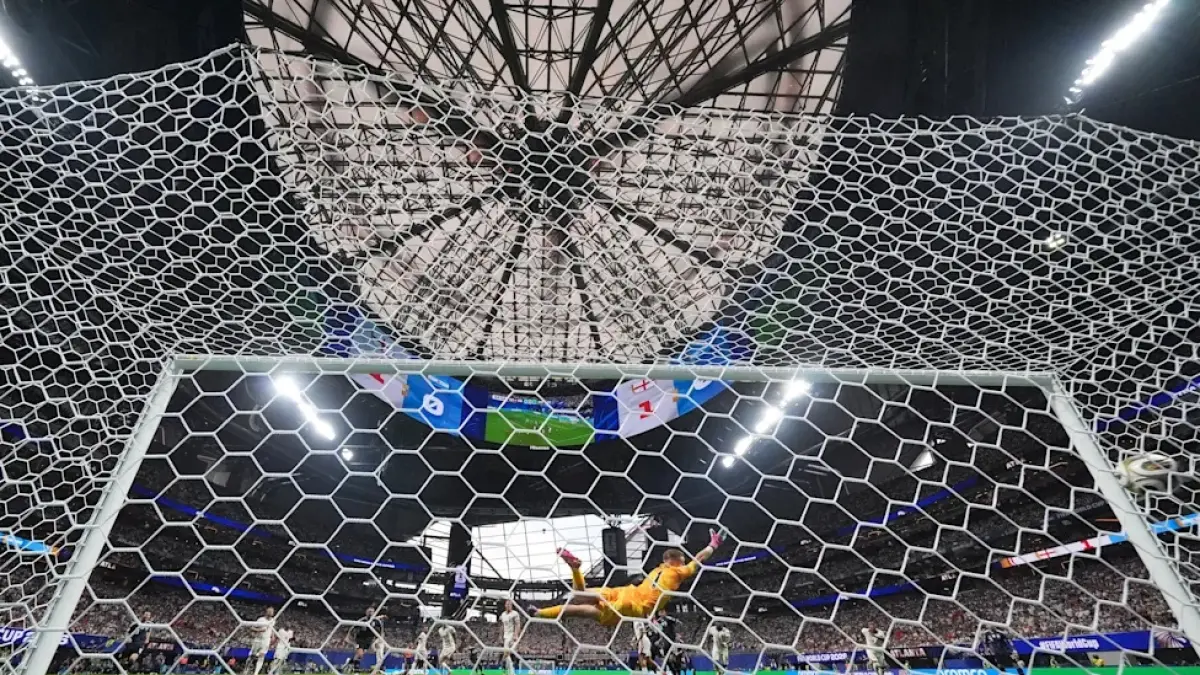 Gol Argentina ke gawang Inggris. Argentina jumpa Spanyol difinal Piala Dunia 2026.