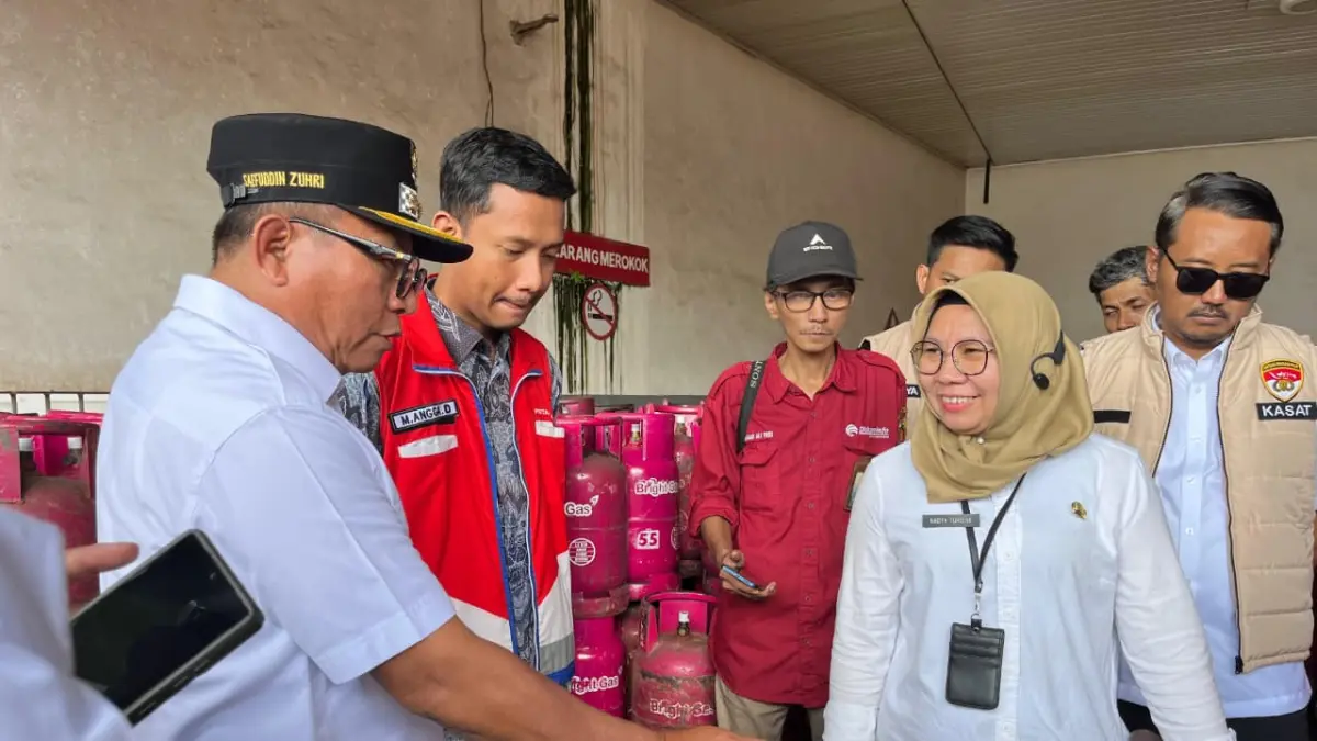 Wakil Wali Kota Samarinda, Saefuddin Zuhri saat sidak