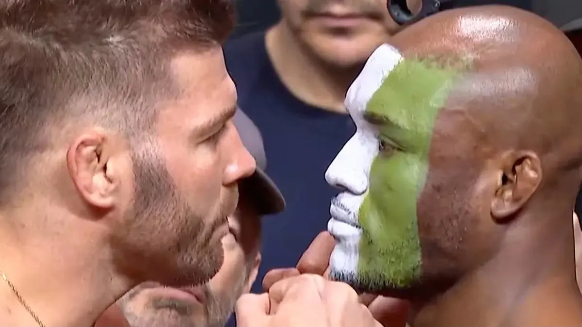 Final face off Dricus Du Plessis versus Kamaru Usman.