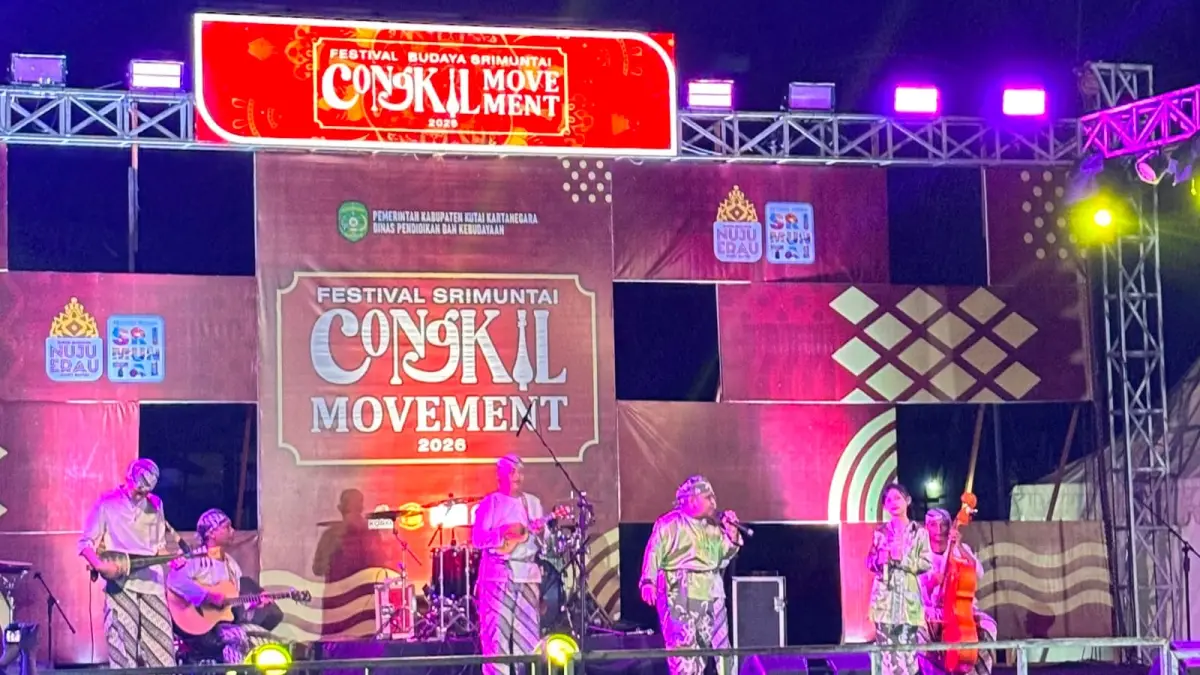 &nbsp;Penutupan Festival Sri Muntai 2026 di Desa Muara Muntai Ilir yang dihadiri Bupati dan Sultan Kutai (Istimewa)