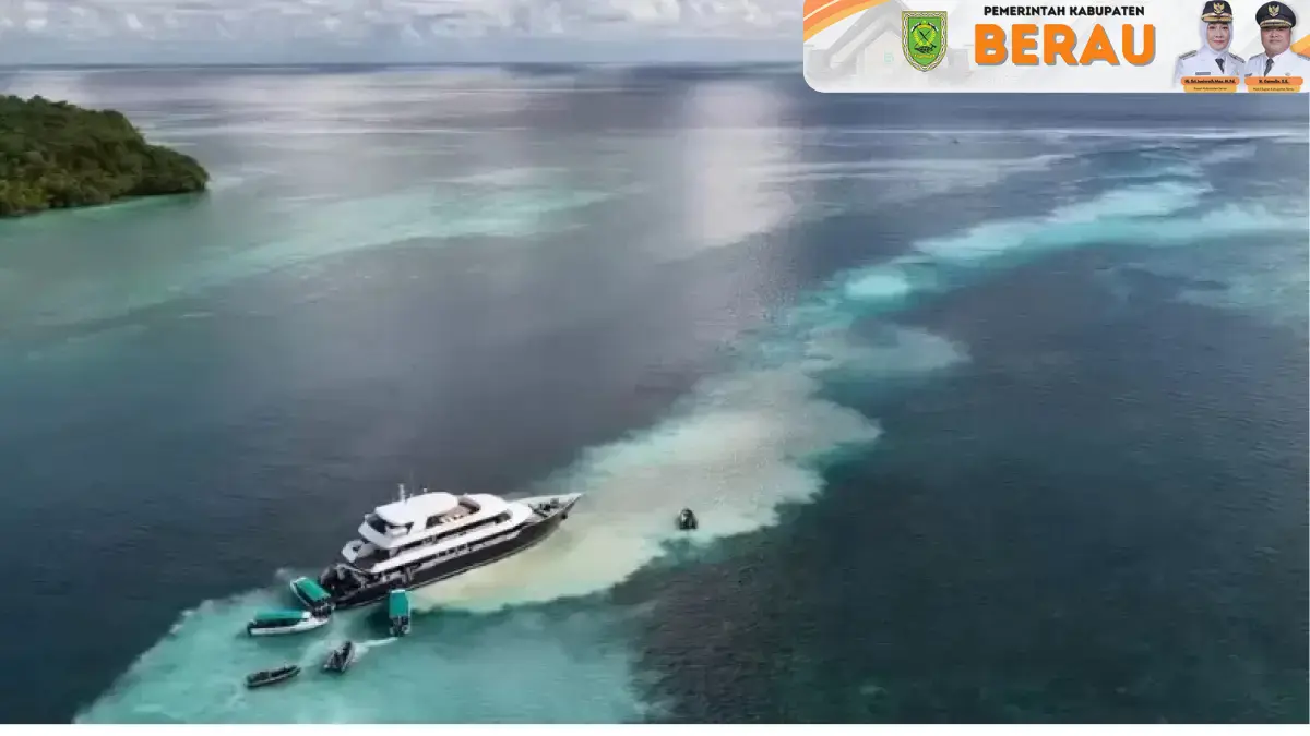 Kapal wisata jenis Live on Board (LOB) kandas di kawasan konservasi Channel Point Tornado Barracuda, Pulau Maratua. Insiden ini memicu kekhawatiran terhadap potensi kerusakan terumbu karang.