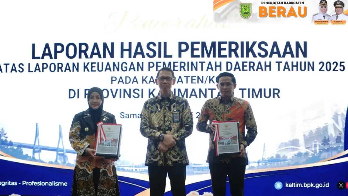 PERTAHANKAN OPINI: Pemkab Berau mencatat keberhasilan dalam mempertahankan opini WTP untuk kesembilan kalinya secara berturut-turut. IST/PROKOPIM