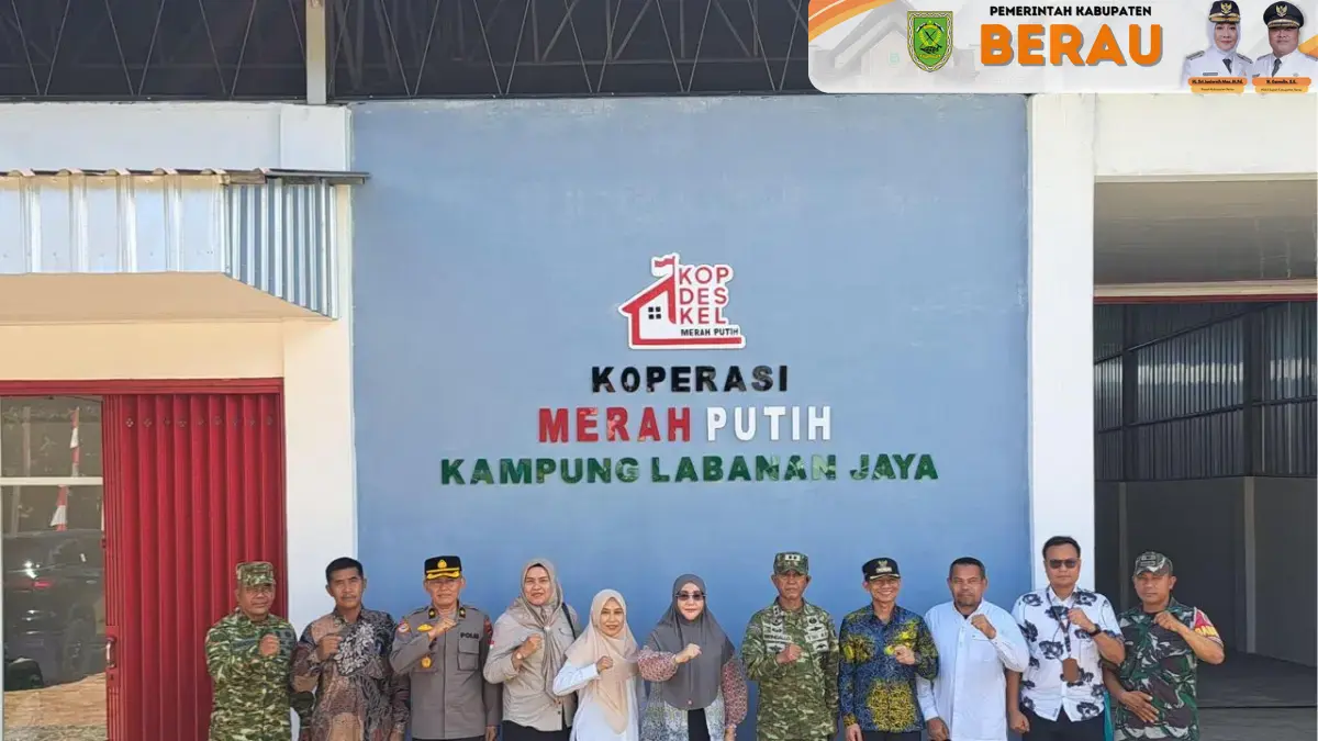 SIMBOLIS: Sebanyak 6 gedung KDMP di Kabupaten Berau resmi diluncurkan dan ditargetkan segera beroperasi dalam waktu dekat. IST/PROKOPIM