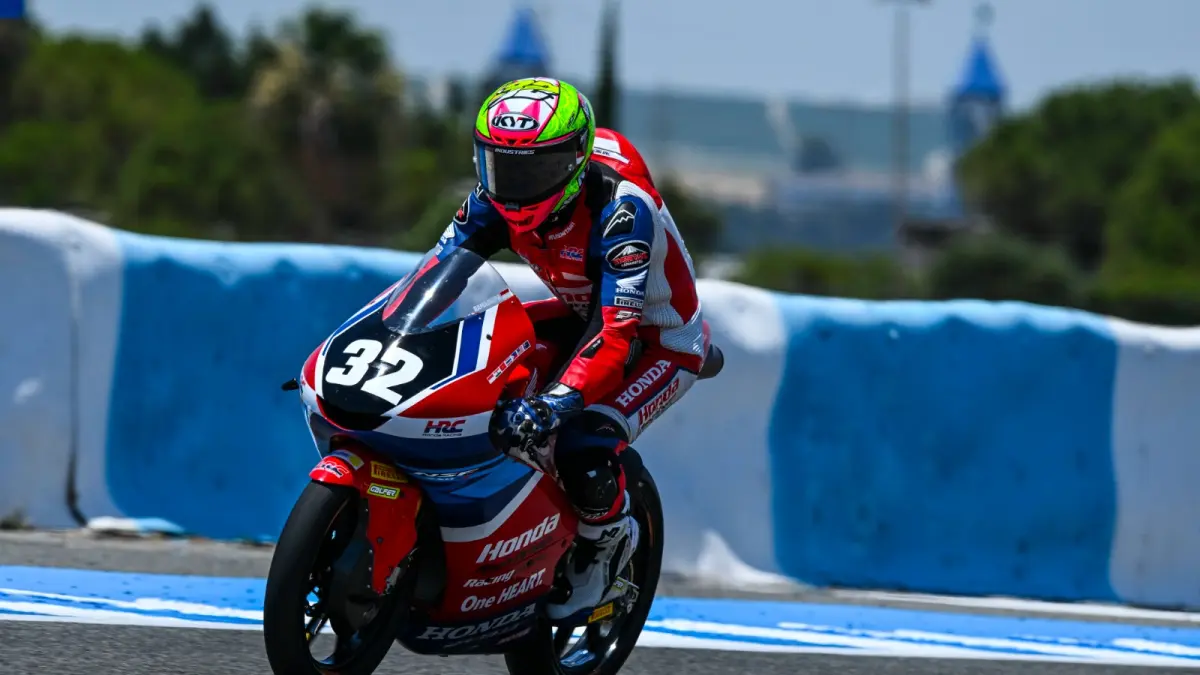  Pebalap binaan PT Astra Honda Motor (AHM) yang bersaing di ajang Moto3 Junior World Championship 2026, M. Kiandra Ramadhipa.