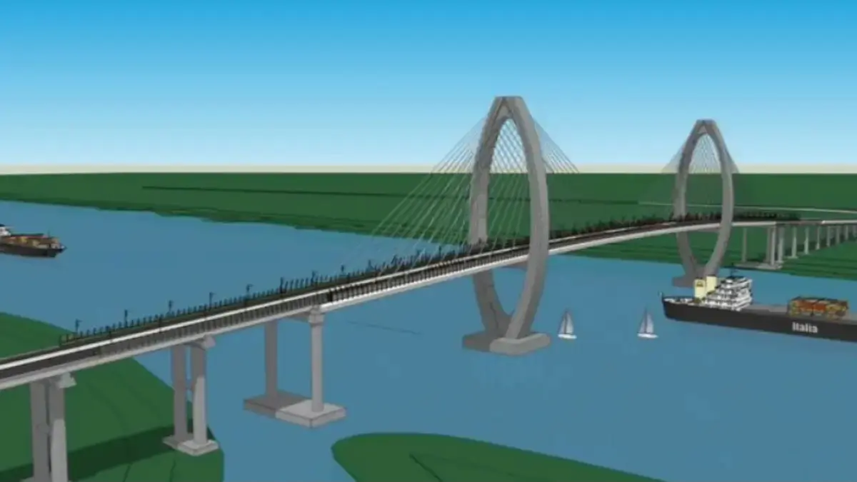 Ilustrasi jembatan kapuas III. (INSTAGRAM/bang.midji)