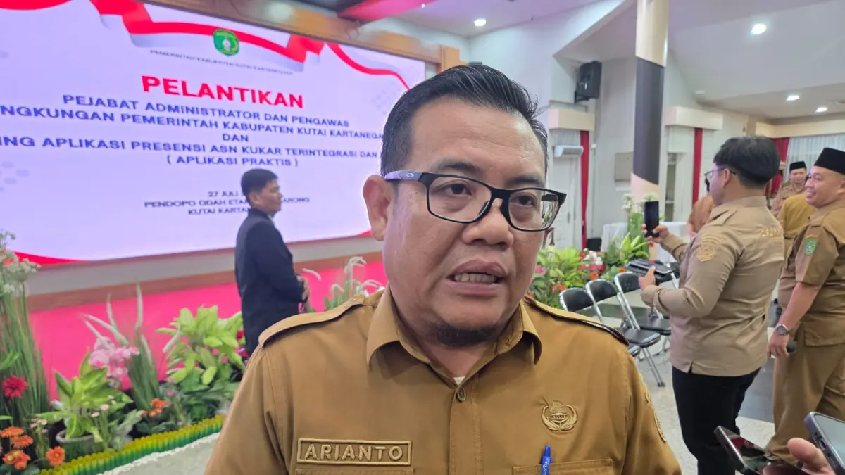 &nbsp;Plt Kepala BKPSDM Kukar, Arianto (Elmo/Prokal.co)