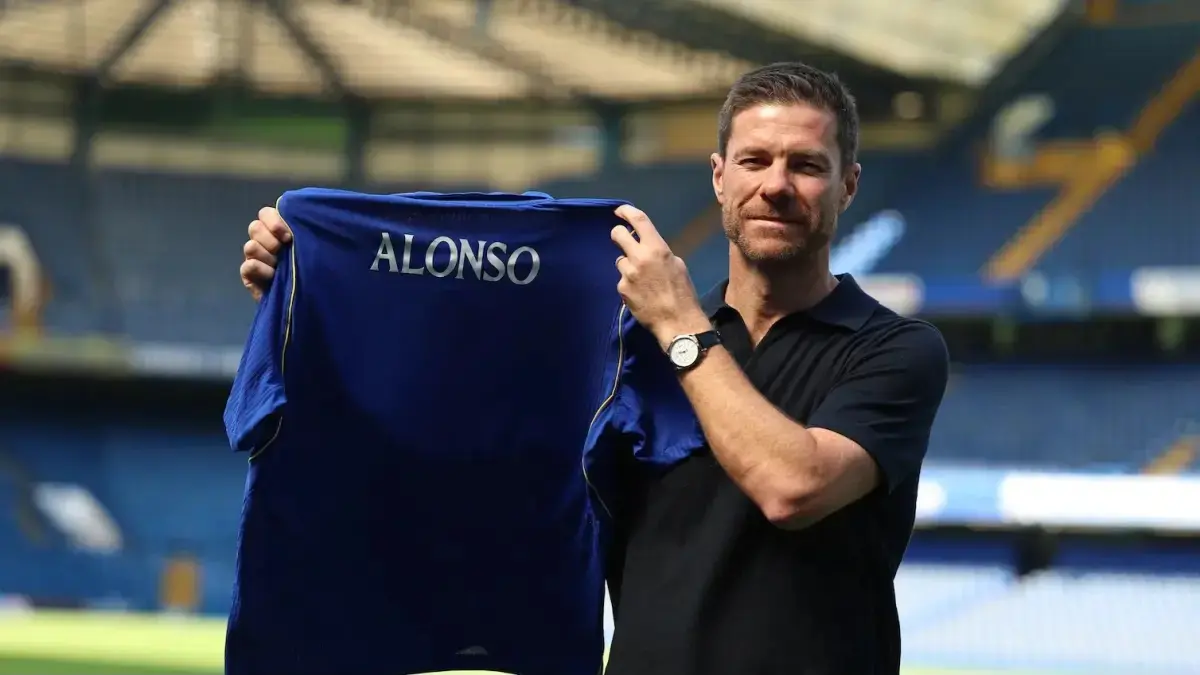 AMBISI BESAR: Chelsea resmi menunjuk Xabi Alonso sebagai manajer baru, menandai era baru di Stamford Bridge dengan ambisi besar. (Instagram/@xabialonso)
