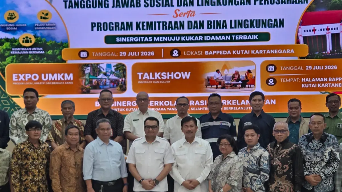 Sinergitas Menuju Kukar Idaman Terbaik dalam MUSRENBANG TJSLserta PKBL Tahun 2026 di Aula Serbaguna Bappeda Kukar (Elmo/Prokal.co)