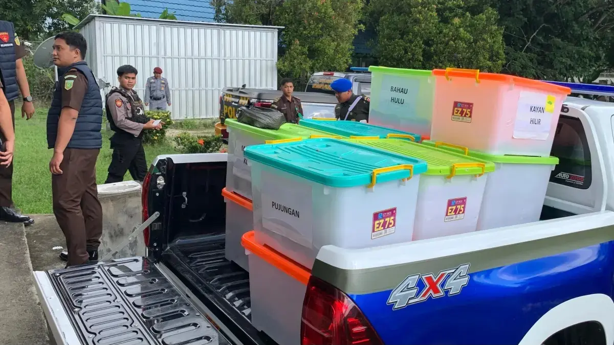 16 Box Dokumen KPU yang disita Tim Penyidik Kejaksaan Malinau.