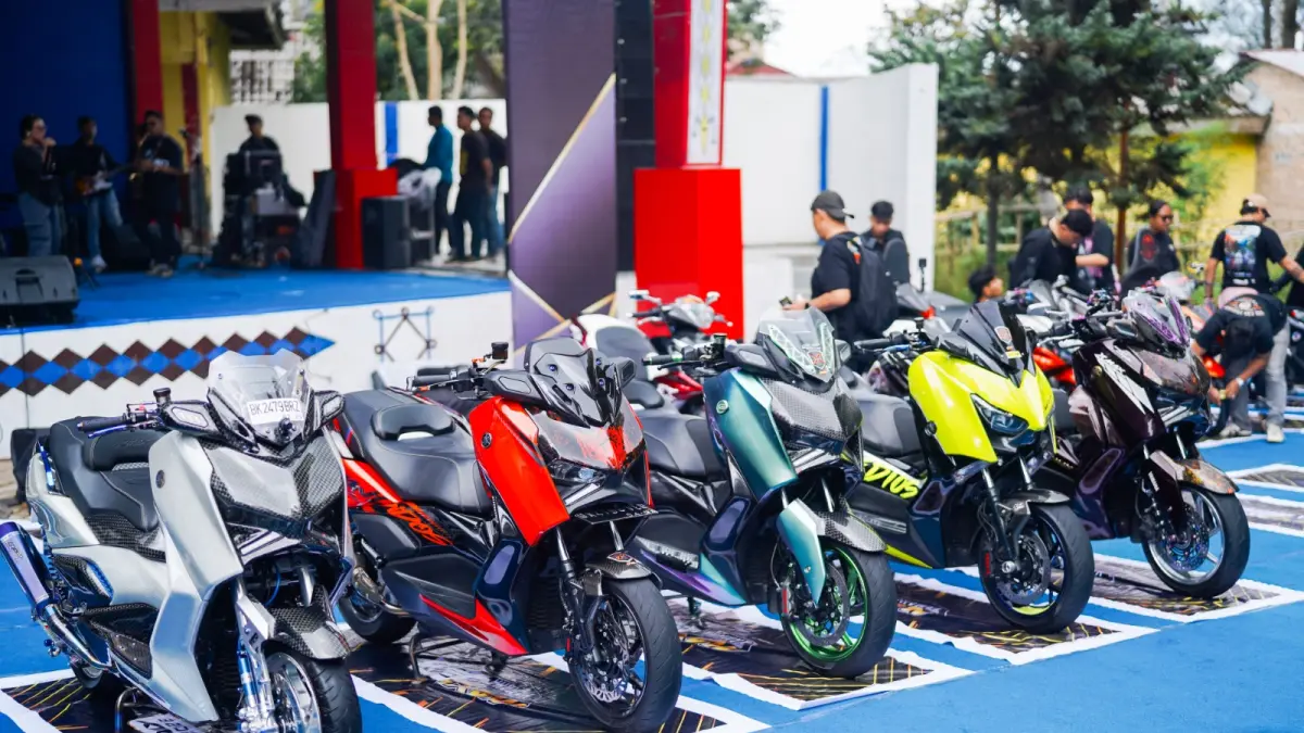 Event tahunan terbesar bagi para pengguna skutik premium MAXI Yamaha resmi memasuki Pulau Sumatera.