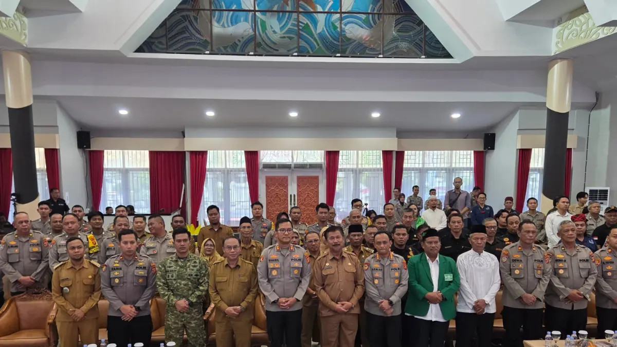 Mini Launching Cyber Resilient Community Polda Kaltim di Pendopo Odah Etam untuk menanggulangi kejahatan finansial siber (Elmo/Prokal.co)