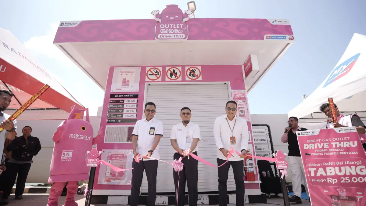 Inovasi Baru Pertamina, Isi Ulang Bright Gas Kini Tinggal Lewat di Drive Thru. 