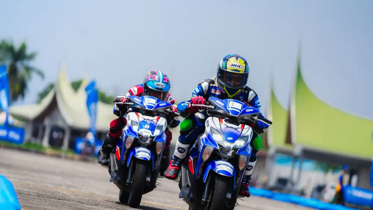 Yamaha Cup Race berlangsung meriah dihadiri oleh lebih dari 5 ribu pengunjung.