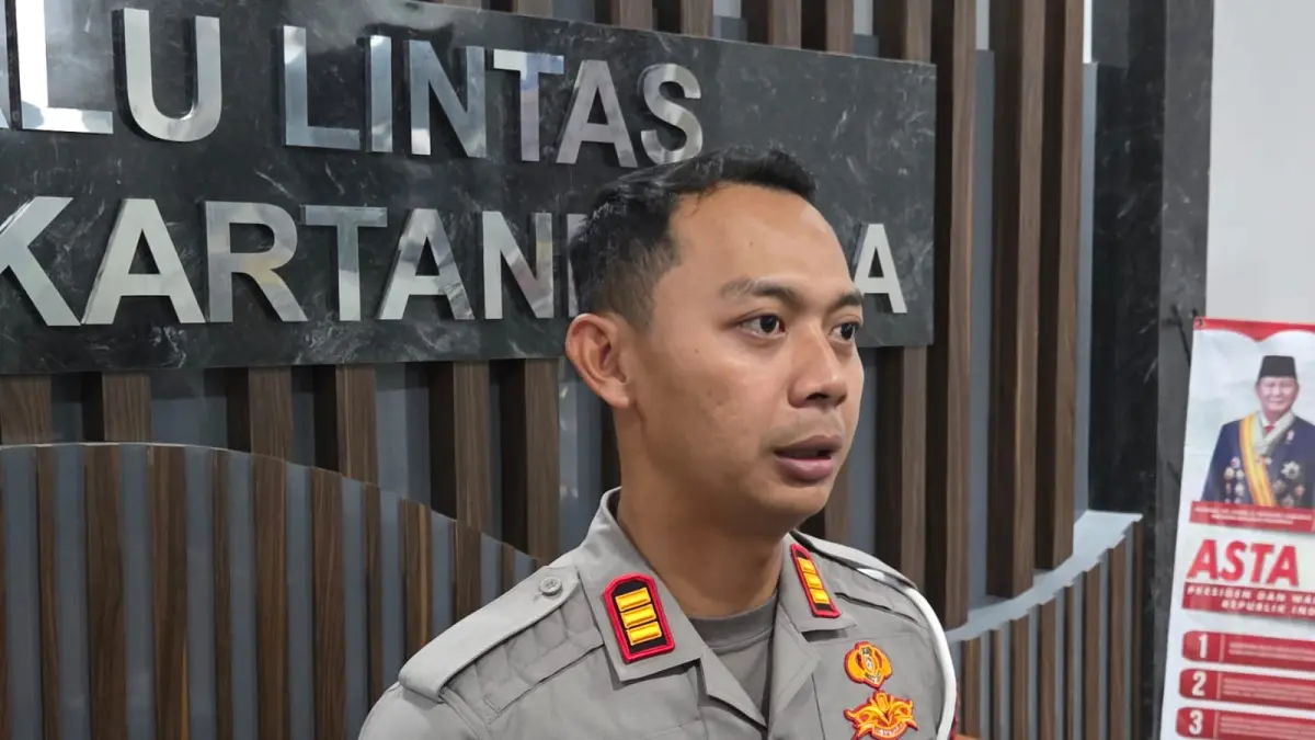Kepala Satuan Lalu Lintas (Kasatlantas) Polres Kukar AKP Ahmad Fandoli 