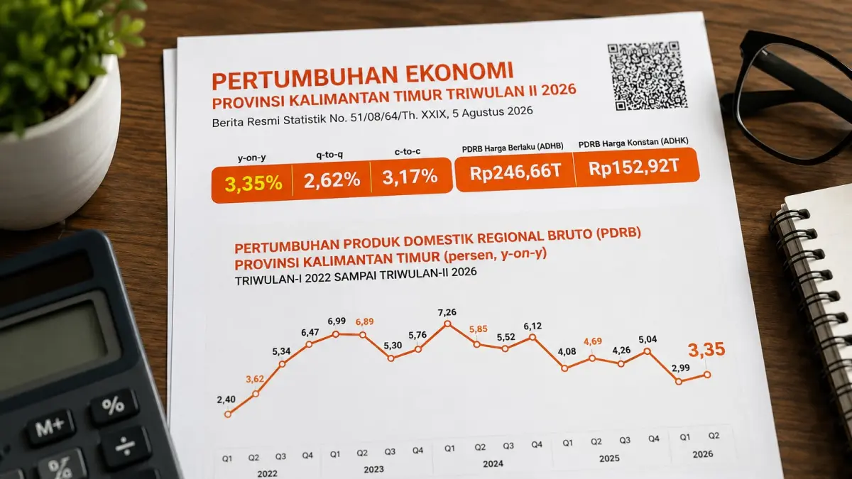 ilustrasi ekonomi Kaltim