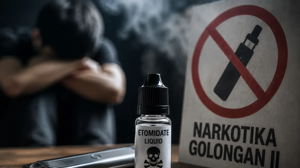 Ilustrasi narkoba golongan II.