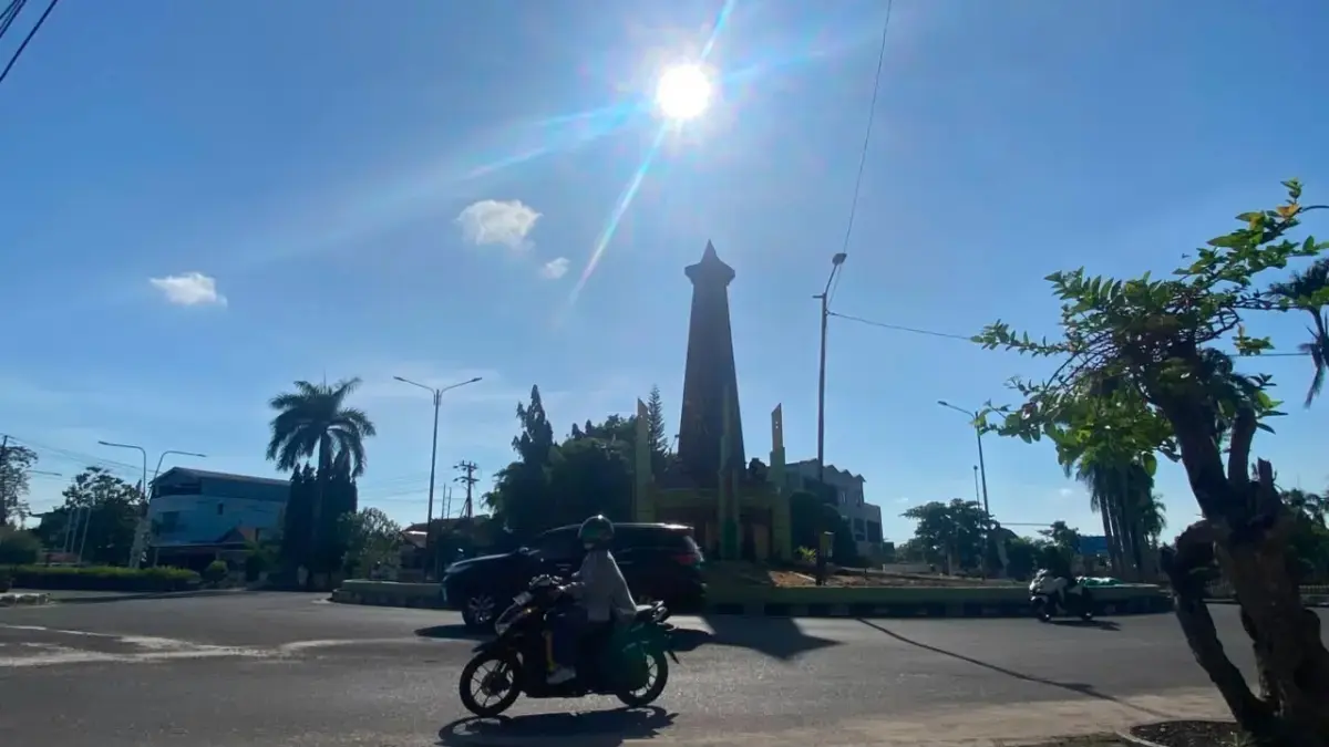 Cuaca terik di Kotim. (Miftah/kaltengpos.jawapos.com)