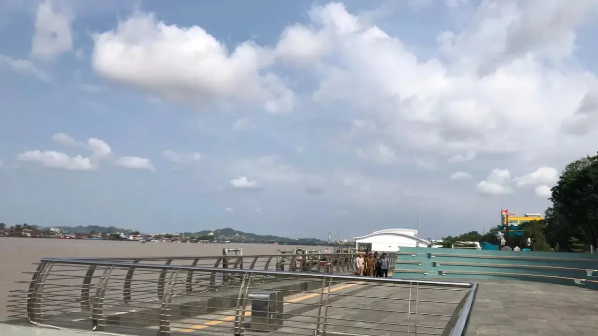 Potret Teras Samarinda Tahap II yang ditarget pembukaannya di 1 September 2026.