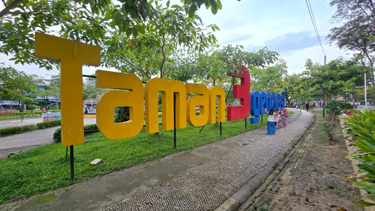 Pada momen HUT Ke-81 RI area Taman Tiga Generasi menjadi lokasi perdana Car Free Day Balikpapan pada 16 Agustus mendatang. (*)