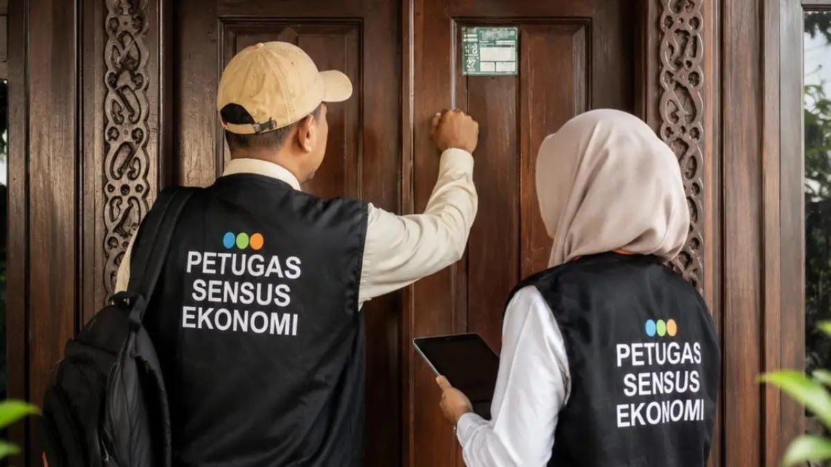 Ilustrasi sensus ekonomi.